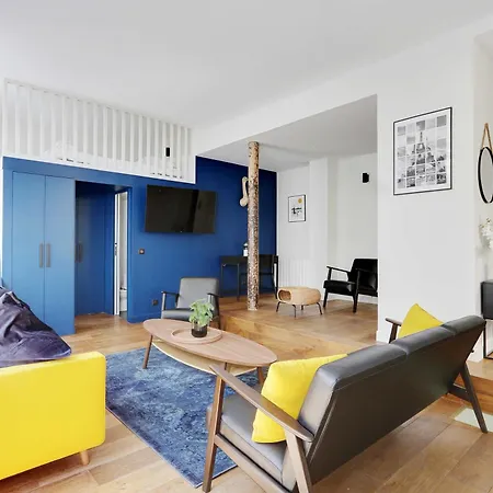 Modern Loft - 2br-8p - Place De La Republique Διαμέρισμα *
